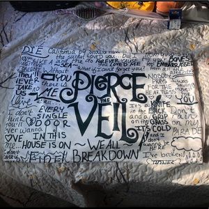 Pierce the Veil 19x29 inch graphic pillow case